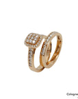 Ring Memoirering Doppelring mit 1,02ct TW-si Brillant in 585/14K Rosegold Gr. 53
