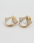 Bulgari Divas Dream Ohrstecker mit Brillant und Perlmutt in 750/18K Rosegold