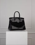 Hermès Birkin 30 aus Shiny Krokodil Leder