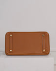 Hermès Birkin 30 aus Epsom Leder mit Gelbgoldenen Beschlägen in Gold