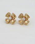 Bulgari Fiorever Ohrstecker mit Brillant Besatz in 750/18K Rosegold / UVP.: 11.500,-€