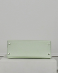 Hermès Kelly 28 Sellier aus Epsom Leder mit Palladium Beschlägen in Vert Fizz
