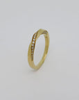 Ring mit 0,23ct TW-si Brillant in 750/18K Gelbgold Gr. 53