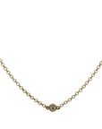 Collier / Kette mit 0,53ct TW-si Brillant in 750/18K Gelbgold 55,0 cm