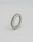 Bvlgari B.zero1 1-Band-Ring mit 0,48ct Diamant in 750/18K Weißgold Gr. 54