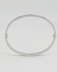 Cartier Love Armreif kleines Modell mit 6 Diamanten in 750/18K Weißgold Gr. 17