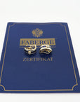 Faberge Ohrringe Clipstecker mit 0,16ct Brillant in 750/18K Gelbgold Limitiert