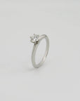 Tiffany & Co. Ring Solitärring mit 0,45ct H-vs 2 Brillant in 950`er Platin