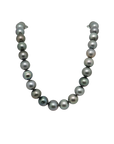Collier Perlenkette Tahitiperlen an Bajonette Verschluß 46 cm