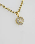 Chopard Happy Diamonds Collier mit 0,88ct FC Brillant in 750/18K Gelbgold