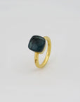 Pomellato Nudo Classic Ring mit London blue Topas in 750/18K Rosegold Gr. 51
