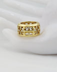 Patek Philippe Calatrava Ring mit 0,396ct Brillant in 750/18K Gelbgold Gr. 53