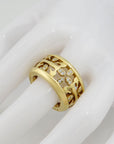 Patek Philippe Calatrava Ring mit 0,396ct Brillant in 750/18K Gelbgold Gr. 53