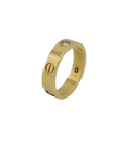 Cartier Love Ring klassisches Modell mit 3 Diamanten in 750/18K Gelbgold Gr. 64