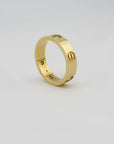 Cartier Love Ring klassisches Modell mit 3 Diamanten in 750/18K Gelbgold Gr. 64