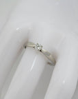 Tiffany & Co. Ring Solitärring mit 0,21ct F-vvsi Brillant in 950`er Platin Gr. 57
