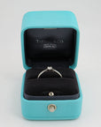 Tiffany & Co. Ring Solitärring mit 0,21ct F-vvsi Brillant in 950`er Platin Gr. 57