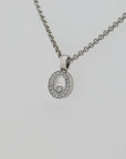 Chopard Happy Diamonds Collier mit 0,19ct FC Brillant in 750/18K Weißgold
