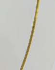 Kette Spiralkette Schlangenkette in 750/18K Gelbgold Länge 55 cm