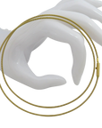 Kette Spiralkette Schlangenkette in 750/18K Gelbgold Länge 55 cm