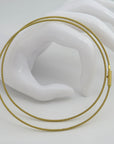 Kette Spiralkette Schlangenkette in 750/18K Gelbgold Länge 55 cm