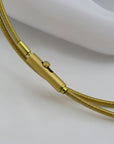 Kette Spiralkette Schlangenkette in 750/18K Gelbgold Länge 55 cm