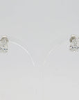 Ohrstecker mit 3,13ct E-vs 1 Diamant Lab Grown in 750/18K Weißgold IGI Expertise