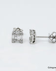 Ohrstecker mit 0,85ct TW-si Diamant in 750/18K Weißgold
