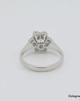 Ring mit ca. 0,80ct W-p1 Brillant in 750/18K Weißgold Gr. 52