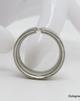 Ring Spannring Bandring mit ca. 0,05ct TW-vs Brillant 950`er Platin Gr. 55