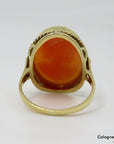Ring mit Gemme in 585/14K Gelbgold Gr. 57