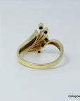 Ring mit ca. 0,20ct W-si Brillant in 585/14K Gelbgold Gr. 56