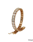 Armband Tennisarmband mit 6,61ct E-F/vvs Diamant in 750/18K Rosegold 18 cm