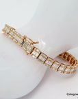 Armband Tennisarmband mit 6,61ct E-F/vvs Diamant in 750/18K Rosegold 18 cm
