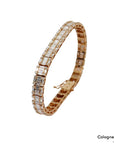 Armband Tennisarmband mit 6,61ct E-F/vvs Diamant in 750/18K Rosegold 18 cm