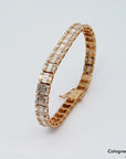Armband Tennisarmband mit 6,61ct E-F/vvs Diamant in 750/18K Rosegold 18 cm
