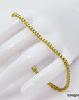 Armband Tennisarmband mit 1,88ct F-G/si Brillant in 750/18K Gelbgold 18,5cm