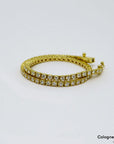 Armband Tennisarmband mit 1,88ct F-G/si Brillant in 750/18K Gelbgold 18,5cm