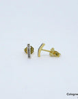 Ohrstecker mit 0,06ct F-G/si Brillant in 750/18K Gelbgold