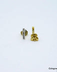 Ohrstecker mit 0,06ct F-G/si Brillant in 750/18K Gelbgold