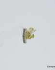Ohrstecker mit 0,06ct F-G/si Brillant in 750/18K Gelbgold