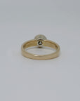 Ring Solitärring mit 1,02ct H-p1 Brillant in 585/14K Weiß-/Gelbgold Gr. 60