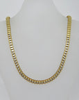 Collier Tenniskette mit ca. 3,57ct W-si Brillant in 750/18K Gelbgold