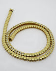Collier Tenniskette mit ca. 3,57ct W-si Brillant in 750/18K Gelbgold
