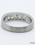 01ct W-si Diamant in 900`er Platin Gr. 52