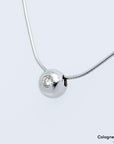 10ct W-si Brillant in 750/18K + 585/14K Weißgold Länge 40cm