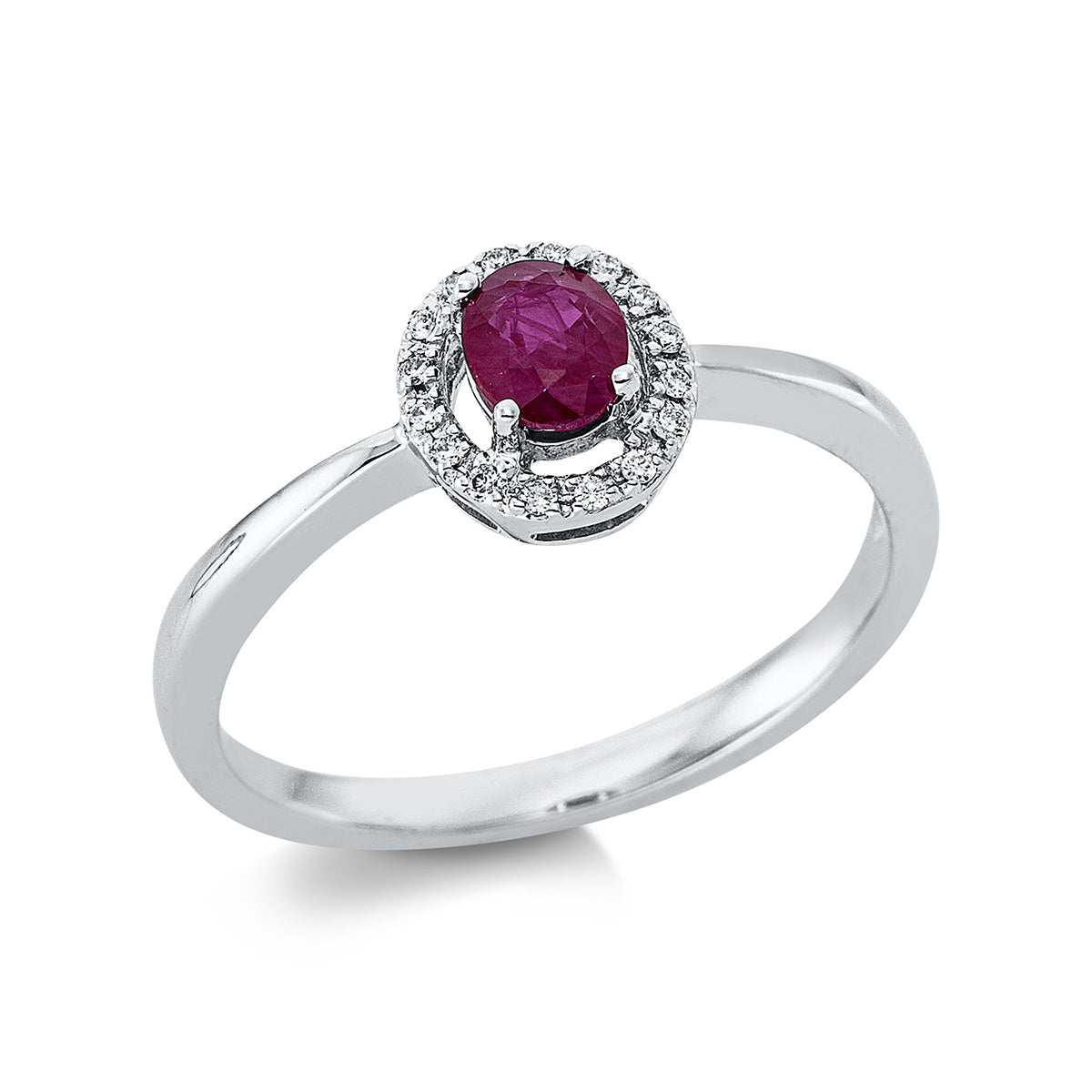 Ring 4er-Krappe 18 kt WG