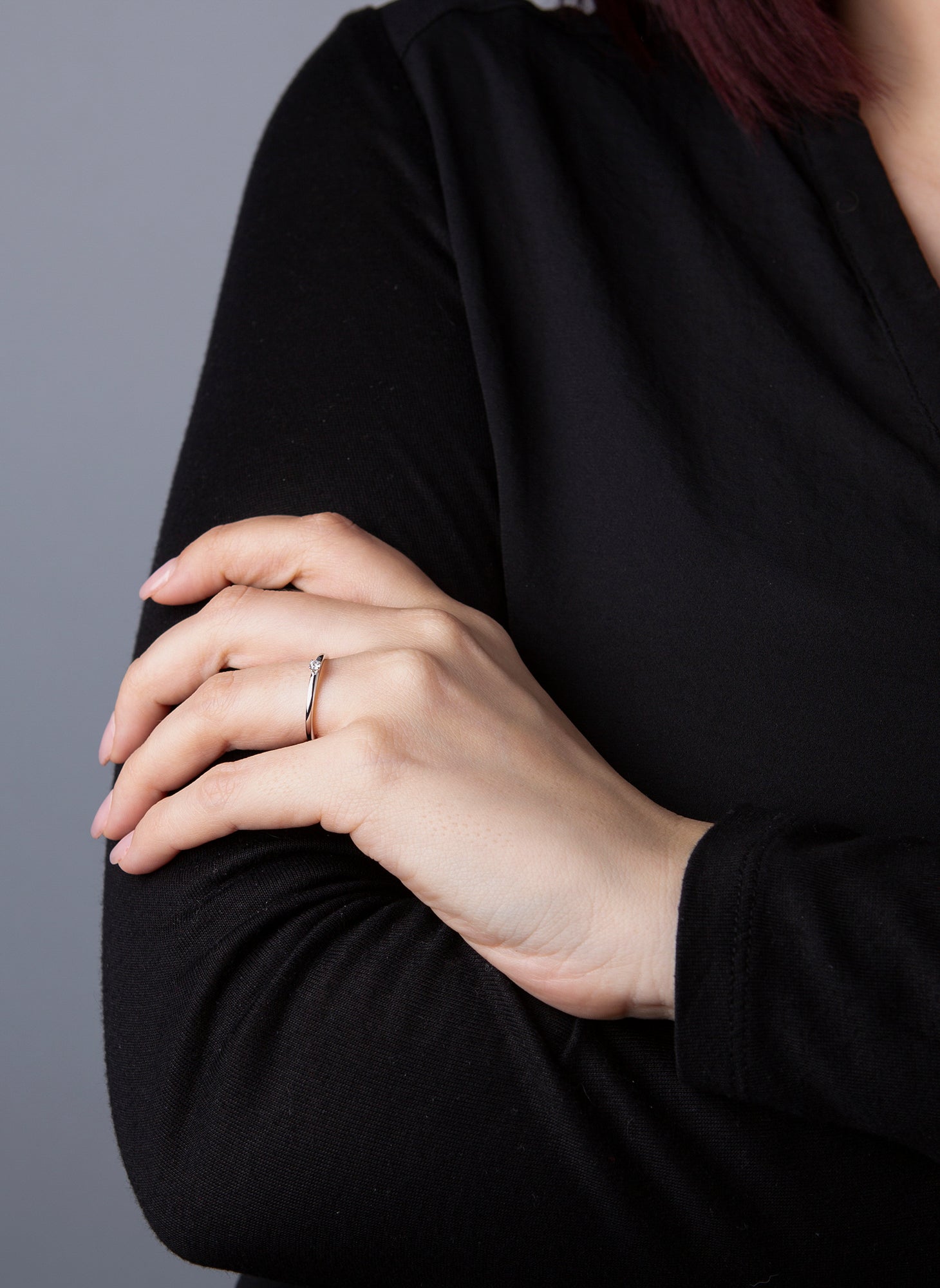 Ring 4er-Krappe 18 kt WG