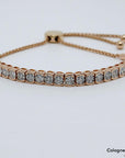 00ct W/si Brillant in 585/14K Weiß-/Rosegold 