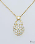 80ct TW-si Brillant in 750/18K Gelbgold Länge 45cm